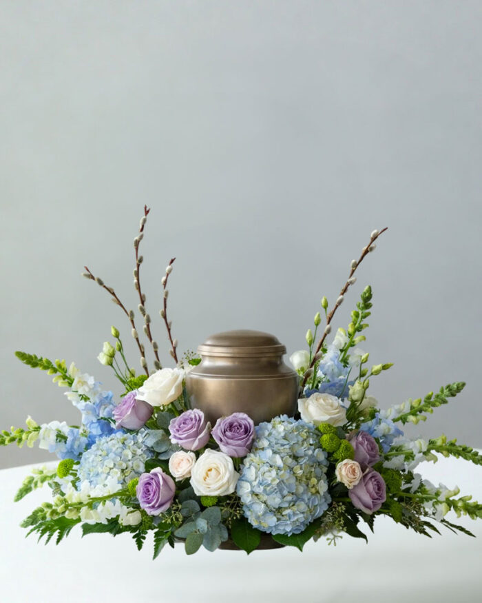 Lavender & White Floral Tribute